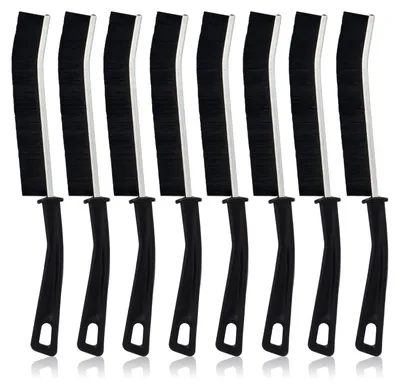 Fugenbürste 8er Set, harte Borsten, 23,5 cm, schwarz