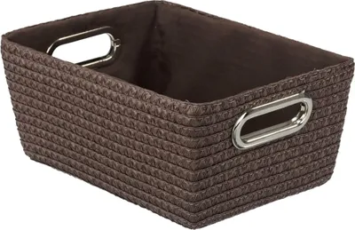 Produktbild von WENKO Aufbewahrungs Korb Box Regal Fach Chromo Braun Bad Gäste WC Ablagen Küchen