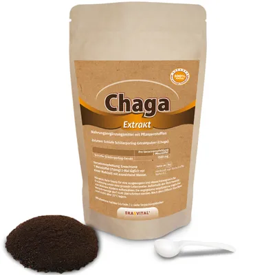 Produktbild von Chaga Birkenpilz Extraktpulver, 50 g