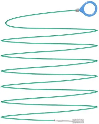 Image de Azomor : brosse de nettoyage flexible et longue de 5 mètres pour tuyaux et canalisations