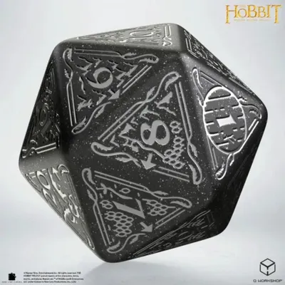 Produktbild von Q-Workshop  Umbral TCG Jumbo Die The Hobbit Spindown D20