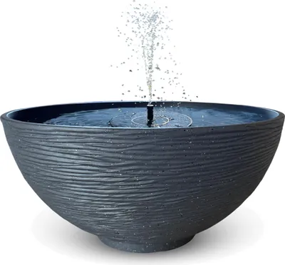 Immagine prodotto di Set fontana solare da esterno grande, 45 x 23 cm, antracite