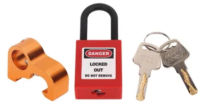 Produktbild von Lockout Tagout Vorhängeschloss Aluminiumlegierung für elektrische Schaltanlagen