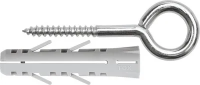 Obrázek produktu pro TOX 051 701 031, Souprava šroubů a hmoždinek, Betonový, Kov, Plast, Šedá, 8 mm, 40 mm