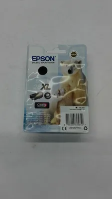 Produktbild von Epson Singlepack Black 26XL Claria Premium Ink, High (L) Yield, Schwarz, Tinte auf Pigmentbasis, 12,2 ml, 1 Stück(e), 500 Seiten