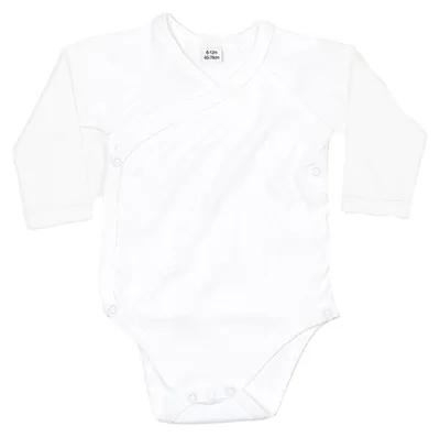 Produktbild von Babybugz - Bodysuit Kimono für Baby LT3169 (68) (Weiß)