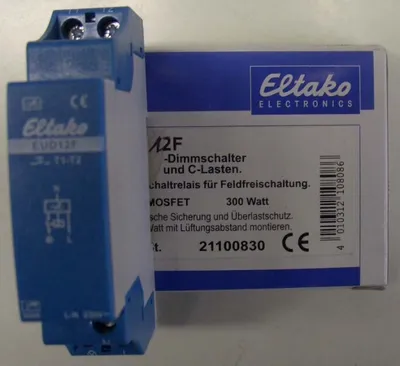 Produktbild von Eltako EUD12F Universal-Dimmschalter f. Feldfreischaltung, 300W