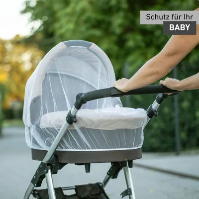 Produktbild von Insektenschutznetz für Kinderwagen, 130x70x33cm, anthrazit
