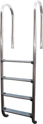 Produktbild von Steinbach schmale Edelstahl-Einbauleiter 4-stufig für Swimming Pools 4 Stufen