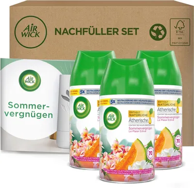 Produktbild von Air Wick Freshmatic Max Nachfüller 3x Sommervergnügen 250ml