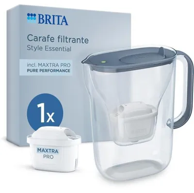 Produktbild von Brita Style Essential, Pitcher-Wasserfilter, 2,4 l, Steinfarbe, Transparent
