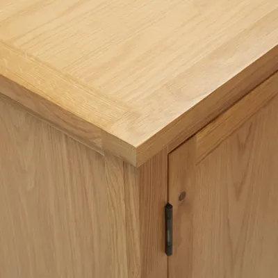 Image de vidaXL Armoire 45 x 32 x 85 cm Chêne massif