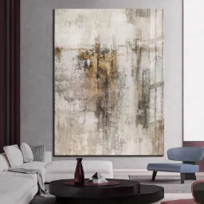 Productafbeelding van Ingelijst Abstract Canvas Schilderij voor Wanddecoratie