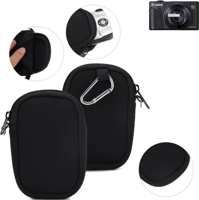 Produktbild von K-S-Trade® Kameratasche kompatibel mit Canon PowerShot SX740 HS Schutz-Hülle Kompaktkamera Tasche Travelbag sleeve case Neopren-Hülle Fototasche
