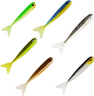 Produktbild von Westin Megateez V-Tail - Gummifisch, Farbe:Blue N' Yellow, Länge / Gewicht / Packungsinhalt:9cm / 4g / 3 Stück
