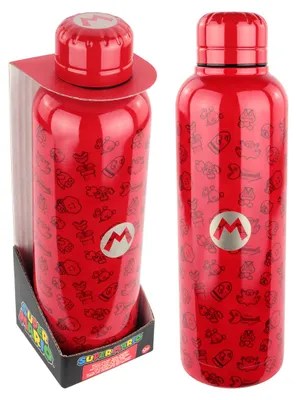 Produktbild von Trinkflasche Super Mario rot 0,5 l