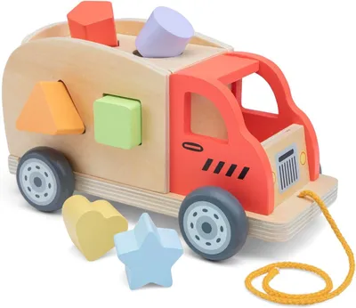 Productafbeelding van Classic Toys Houten Vormentruck
