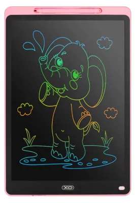Productafbeelding van XO Grafik tekentablet voor kinderen, LCD, V02, 16 inch, roze