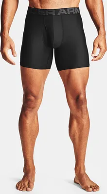 Image de Under Armour Hommes UA Tech Boxerjock (15 cm) 2er-Pack - 1363619, Couleur:Noir, Textile:S