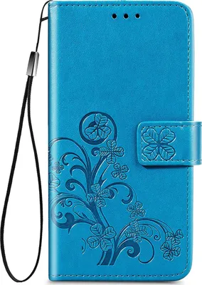 Produktbild von Mobigear Clover Schutzhülle für Samsung Galaxy A32 4G – Klapphülle/Etui mit Geldbörsenfunktion – Blau