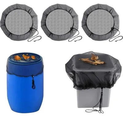 Obrázek produktu pro Síťka na dešťovou nádrž a kryt na dešťovou nádrž o průměru 80 cm