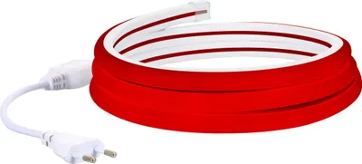 Produktbild von LED Streifen Neon Dimmbar 220V Rot Halbrund 180° 7.5W/m Schnitt 100cm IP67 nach Maß 3 m