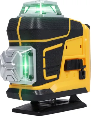 Zdjęcie produktu dla Wielofunkcyjny laser 4D z 16 liniami, samopoziomująca maszyna 3′ã, niwelator akumulatorowy z baterią litową i przedłużką ze stopu aluminium z 3-stopniową regulacją wysokości, statyw