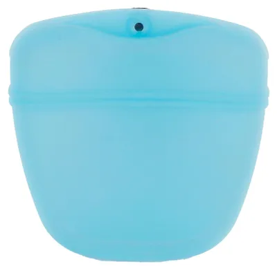 Image de Sac de dressage en silicone SwissPet bleu, taille M