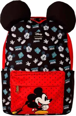 Immagine prodotto di Loungefly - Plecak Mickey Mouse 43cm z nylonu - Premium Worek Szkolny