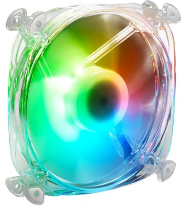 Produktbild von Sharkoon Shark Disc, Ventilator, 12 cm, 1000 RPM, 59 m³/h, Transparent