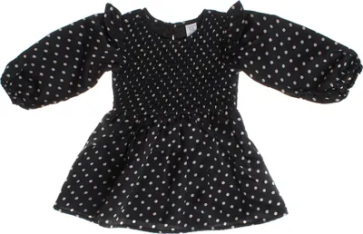 Immagine prodotto di GAP abito in raso a maniche lunghe e arricciato per bambina 780172