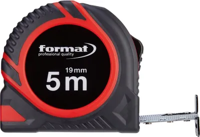 Produktbild von Format Taschenbandmaß 5mx19mm weiß