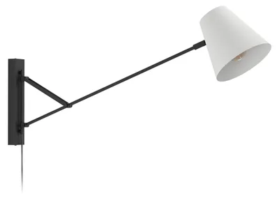 Image de FORCADET Applique/plafonnier Lampe Éclairage - L18 x H40,5 x AL90,5 cm - noir, gris - IP20