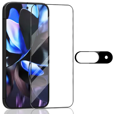 Obrázok produktu pre 1-balenie Google Pixerl 9 5G Ochranné sklo na displej & 1-balenie ochrana objektívu - Tvrdené sklo 9H - Super kvalita 3D
