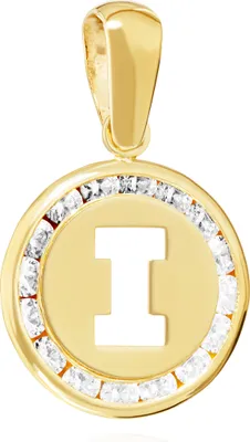 Produktbild von NKlaus Kettenanhänger Buchstabe I 333 Gelb gold 8 Karat 9mm Talisman Amulett Anhänger 14486