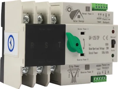 Produktbild von 3P 100A AC 400V Automatischer Transferschalter Dual Netzteil Automatischer Transfer Switch Umschalter
