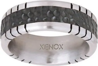 Produktbild von Ring 64 - schwarz/silber - Edelstahl