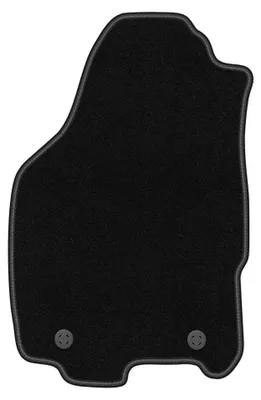 Produktbild von Fahrermatte Velours für Lancia Ypsilon II 2003-2011 (Schrägheck) – 1-tlg, Schwarz, passgenau – Wielganizator BASIC