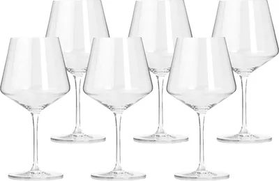 Produktbild von Leonardo Puccini Burgunder 6er Set, Rotwein Rot Weinglas, Stielglas, Glas, 150 ml, 14791