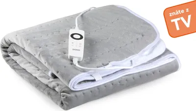 Image de Domo Couverture chauffante 150x80cm gris DO641ED (DO641ED)