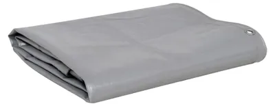 Produktbild von Abdeckplane 650 g/m² 5 x 6 m Grau wasserdicht für Gartenmöbel