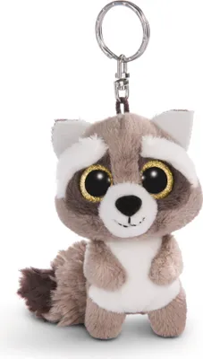 Produktbild von NICI Waschbär Clooney, Schlüsselring, Grau, Weiß, Metall, Plüsch, Polyester, Abbildung, 3 Jahr(e), Junge/Mädchen