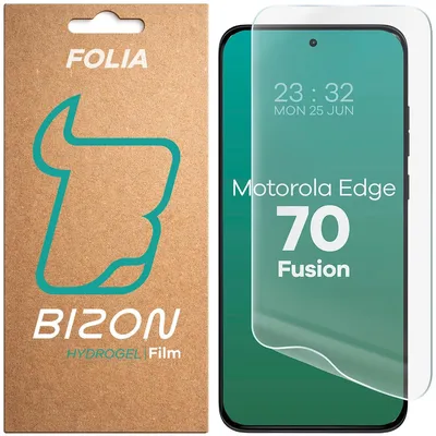 Produktbild von Hydrogel Folie für den Bildschirm für Motorola Edge 70 Fusion, Bizon Film Hydrogel Front, 1 Stück