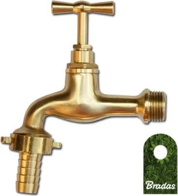 Produktbild von Kugelhahn Garten Hahn Wasserhahn Schlauchadapter Klickanschluss 1/2" 3/4" 1" GZ 1/2" Wasserhahn, 1/2" Schlauchabgang