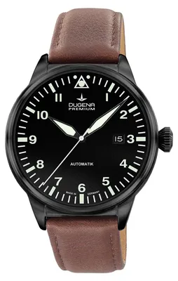 Produktbild von Dugena Herren-Armbanduhr Kappa 7 Airtrip, Automatik, Edelstahlgehäuse, Saphirglas
