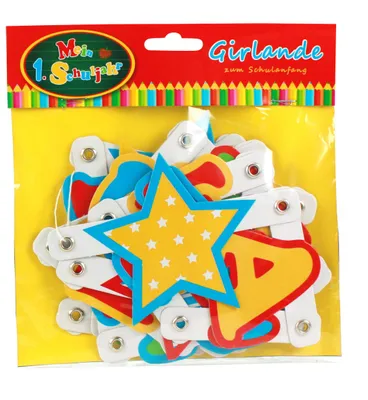 Produktbild von Trendhouse Girlande "Alles Gute zum Schulanfang"