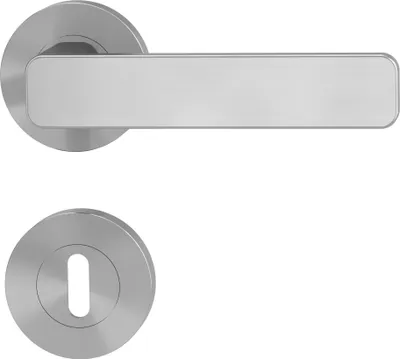 Produktbild von GRIFFWERK Rosettengarnitur MINIMAL MODERN SIEGER DESIGN WC-Schloss Samtgrau