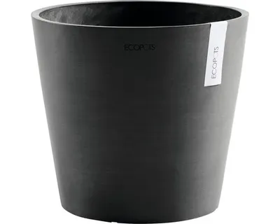 Obrázek produktu pro Výsadbový květináč Ecopots Amsterdam plastový Ø 30 cm V 26 cm tmavě šedý