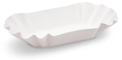 Produktbild von 250x Pappschalen aus Frischfaser oval 17,5 x 10 x 3 cm fettdicht