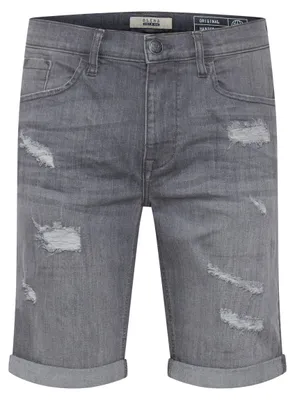 Produktbild von BLEND BHDeniz Herren Jeans Shorts Kurze Denim Hose mit Destroyed-Optik und Stretch